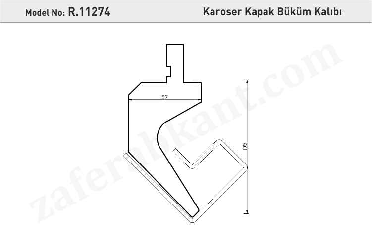 Karoser Kapak Büküm Kalıbı