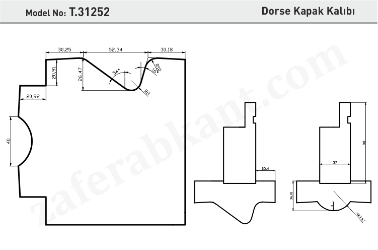 Dorse Kapak Kalıbı
